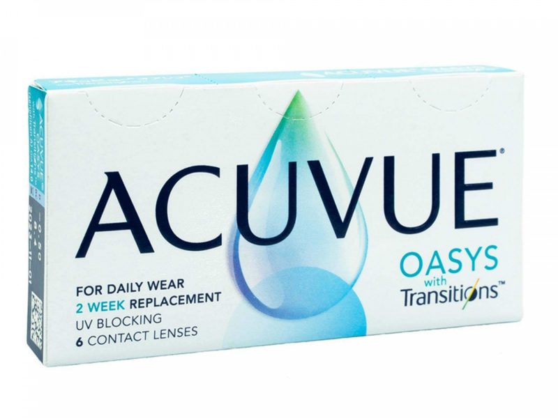 Acuvue Oasys with Transitions (6 lenses)