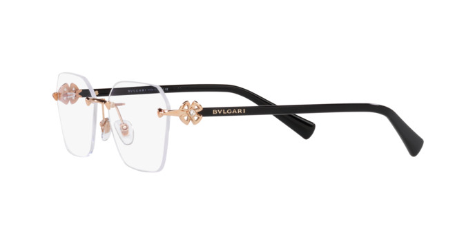 Bvlgari rimless discount glasses frames