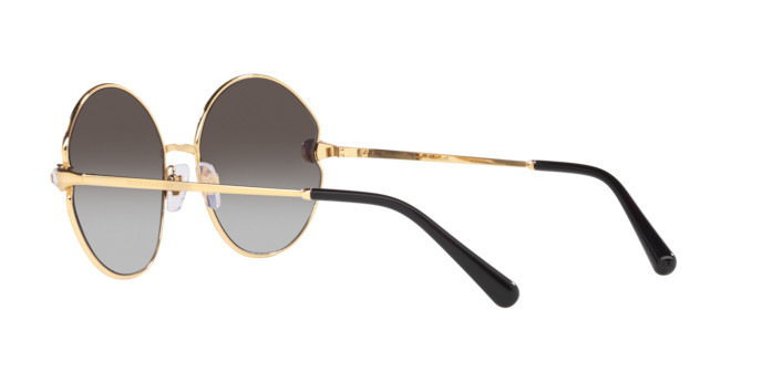 Dolce and gabbana round cheap gold sunglasses