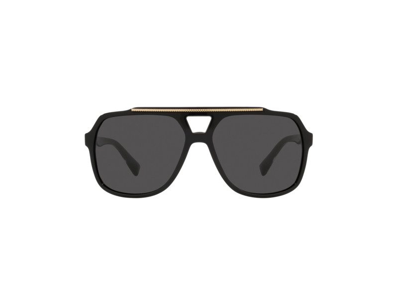 Dolce and gabbana discount men's black sunglasses