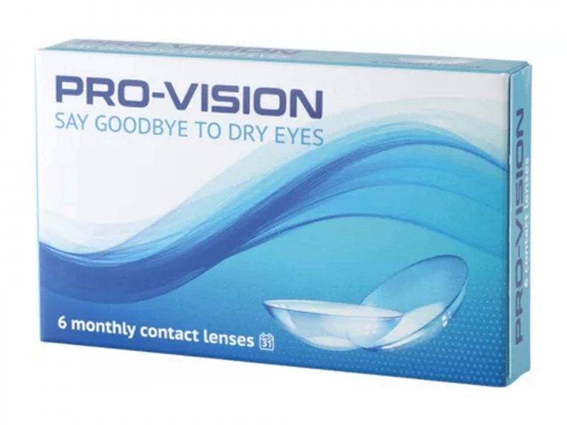 Pro-Vision (6 pcs), Silicone Hydrogel, Monthly Contact Lenses