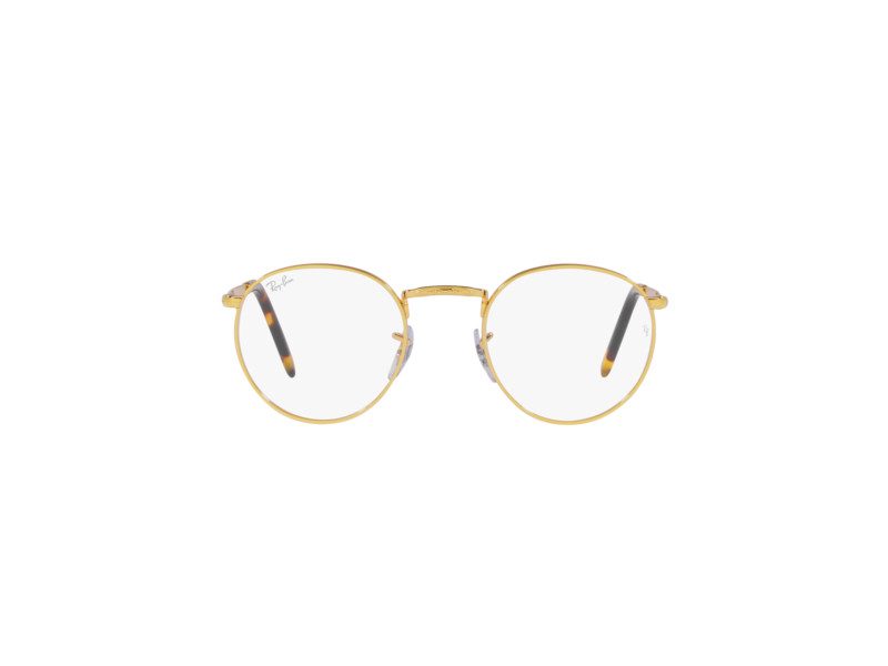 Ray-Ban New Round RX 3637V 3086 47 Men, Women glasses