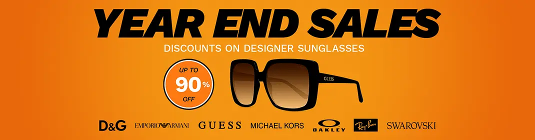 Year end sunglasses sale